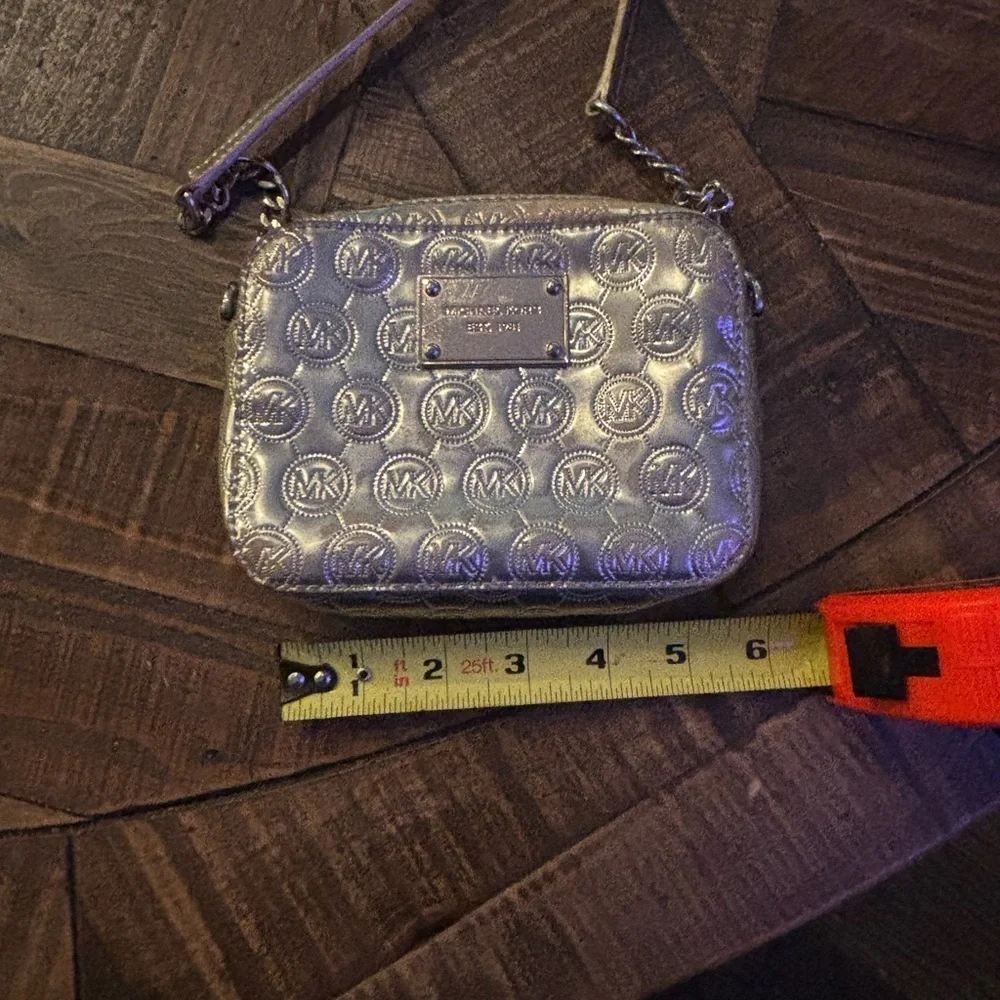 Michael Kors Gold  Crossbody Bag with Ornate Design.Great Condition!